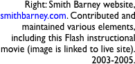 Right: Smith Barney website, smithbarney.com.